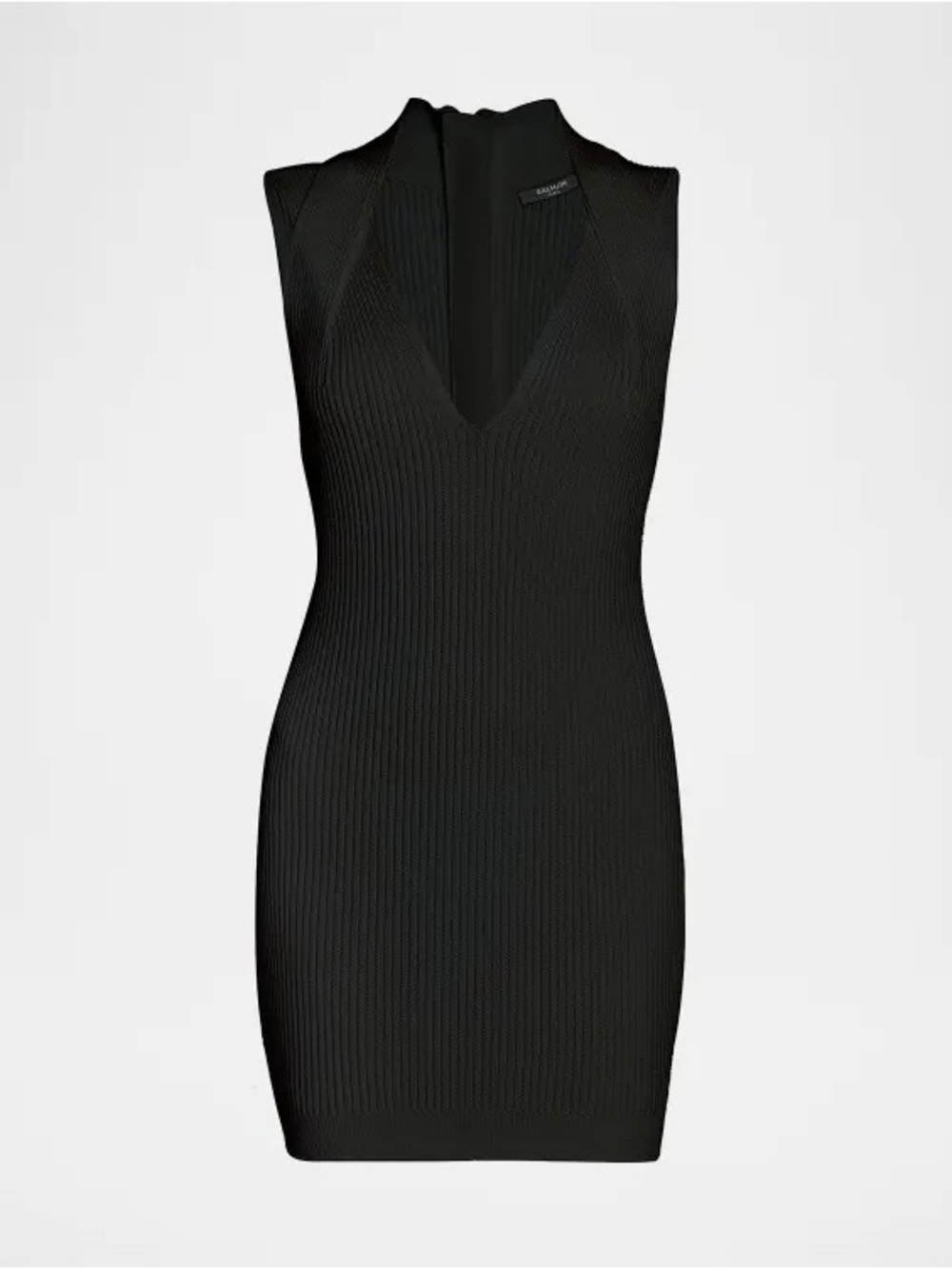 NWT Balmain‎ Crossover V-Neck Knit Mini Dress size 42/ US 10